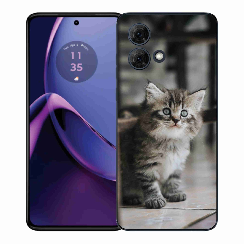 Gelový kryt mmCase na Motorola Moto G84 5G - koťátko