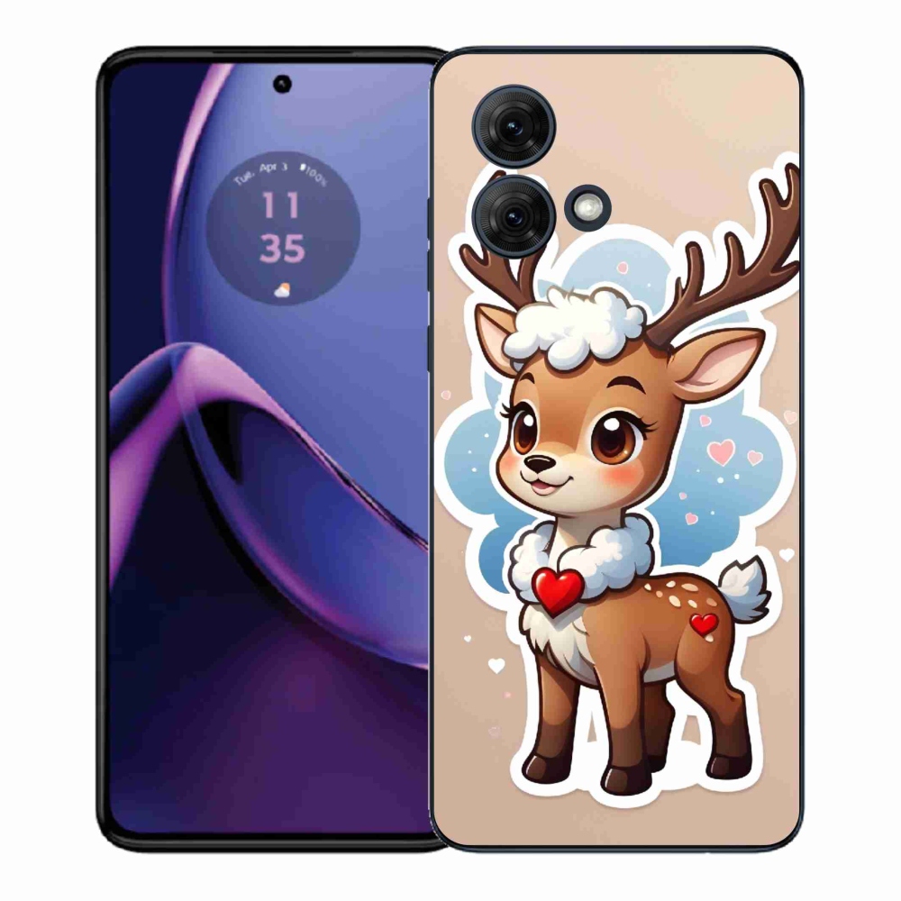 Gelový kryt mmCase na Motorola Moto G84 5G - kreslený sob