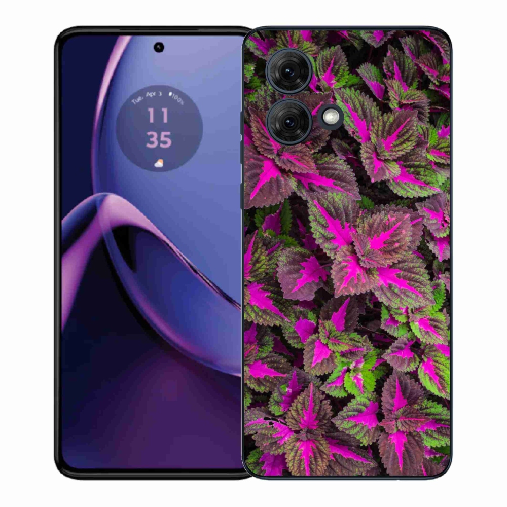 Gelový kryt mmCase na Motorola Moto G84 5G - květiny 10