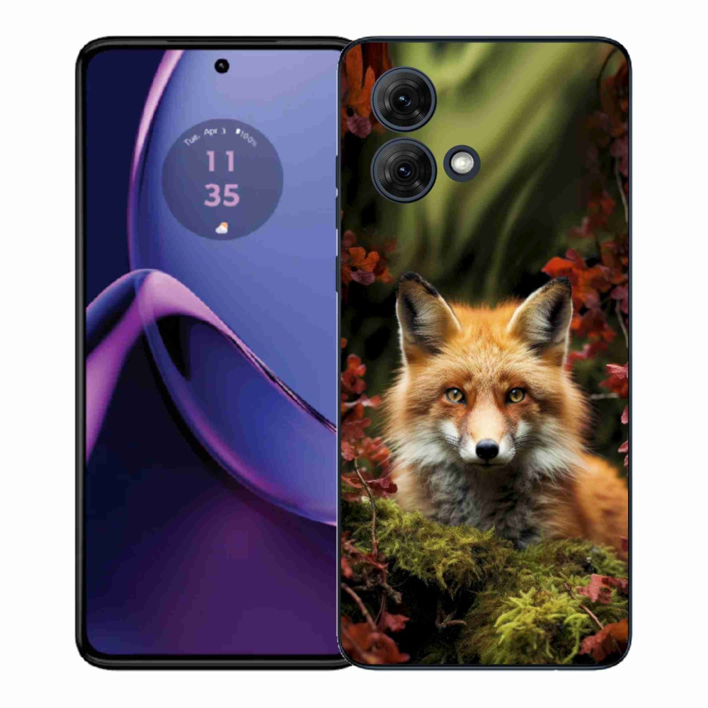 Gelový kryt mmCase na Motorola Moto G84 5G - liška v lese