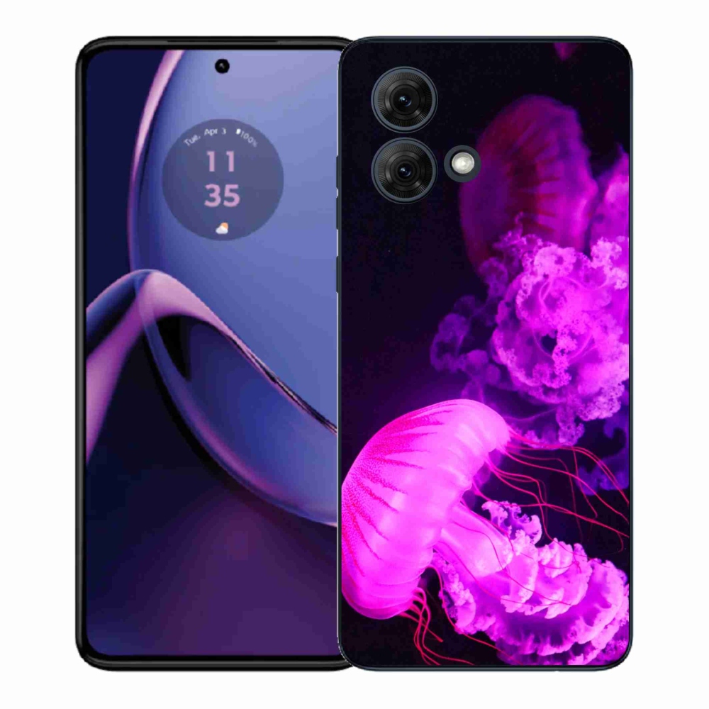 Gelový kryt mmCase na Motorola Moto G84 5G - medúza 1
