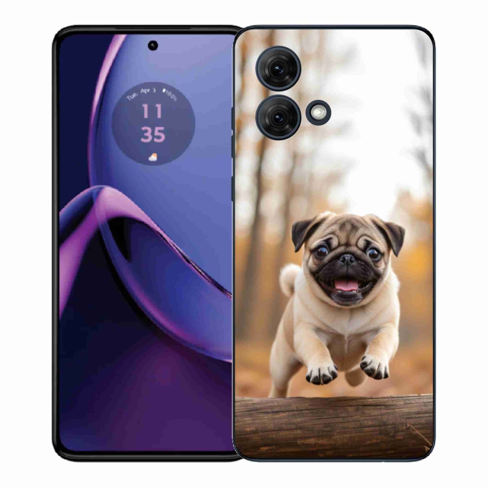Gelový kryt mmCase na Motorola Moto G84 5G - mops 2
