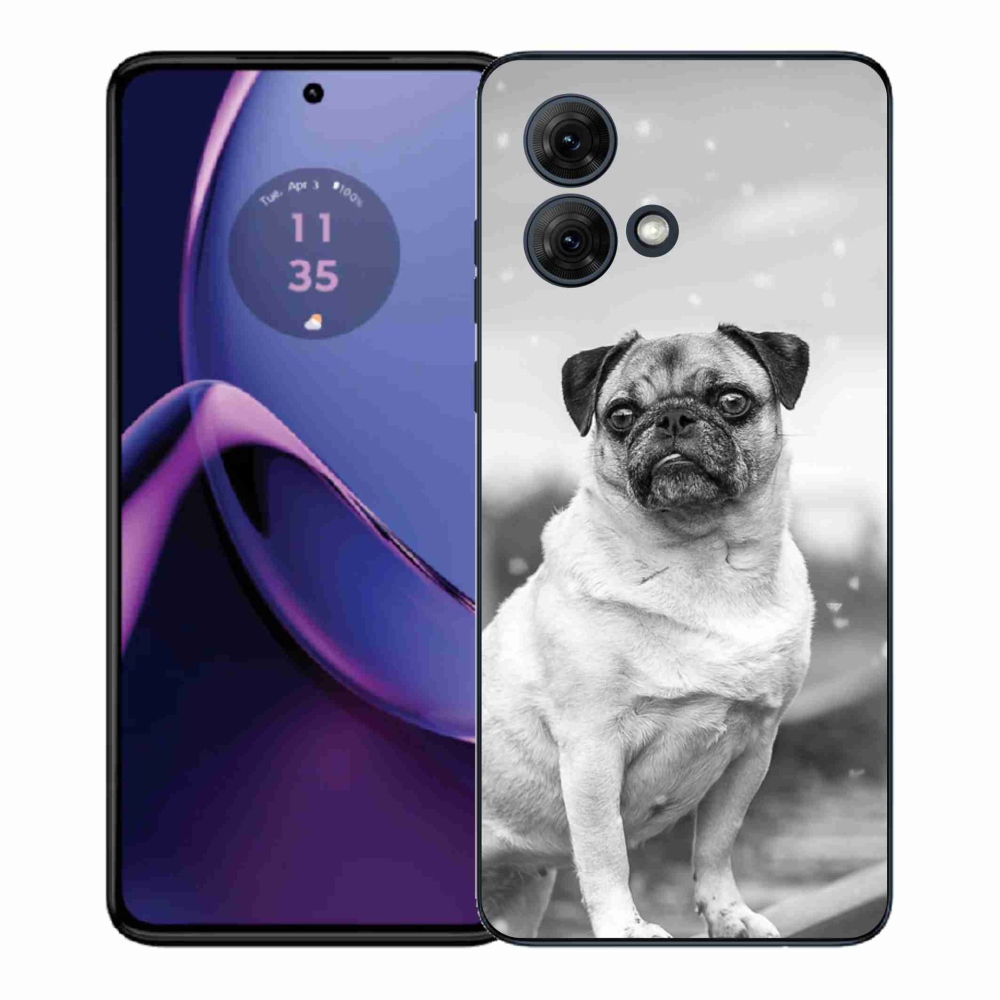 Gelový kryt mmCase na Motorola Moto G84 5G - mops