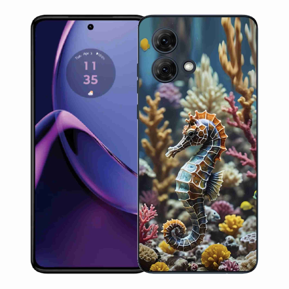 Gelový kryt mmCase na Motorola Moto G84 5G - mořský koník 2