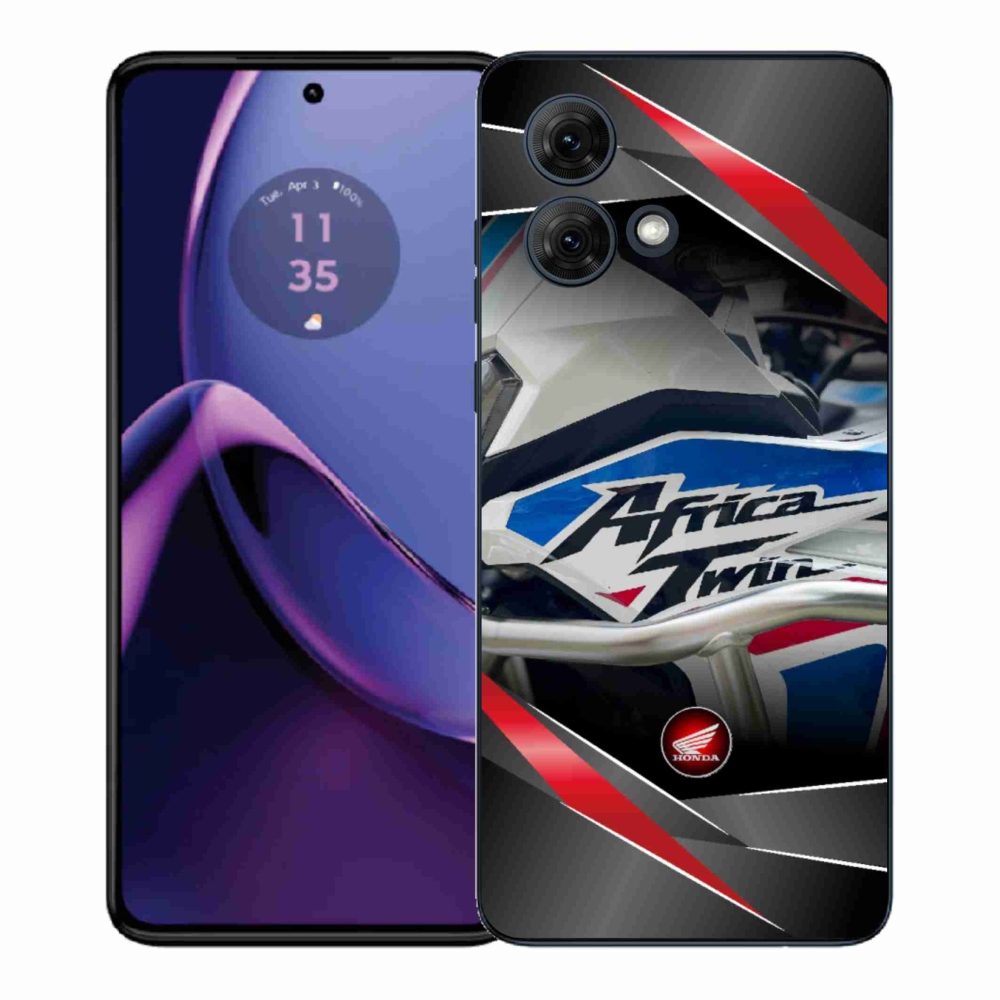 Gelový kryt mmCase na Motorola Moto G84 5G - motorka honda