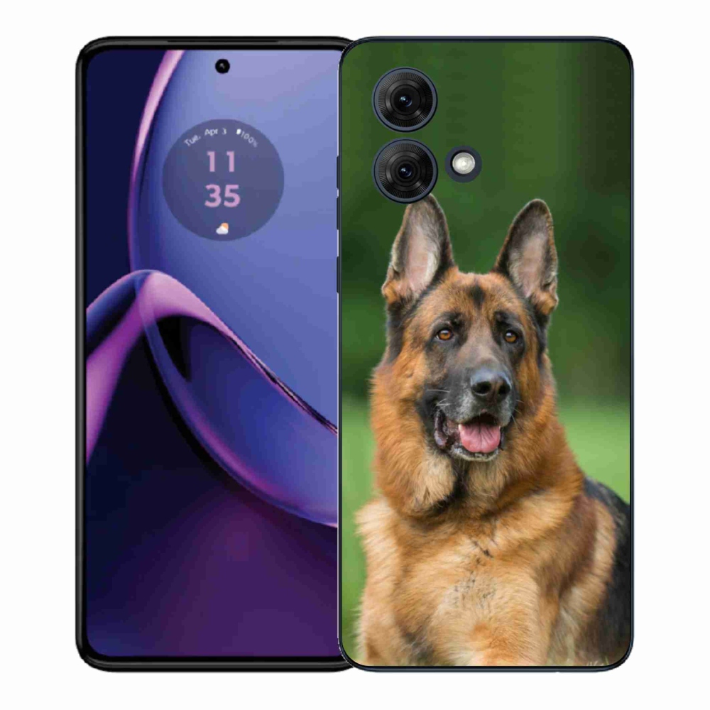 Gelový kryt mmCase na Motorola Moto G84 5G - německý ovčák
