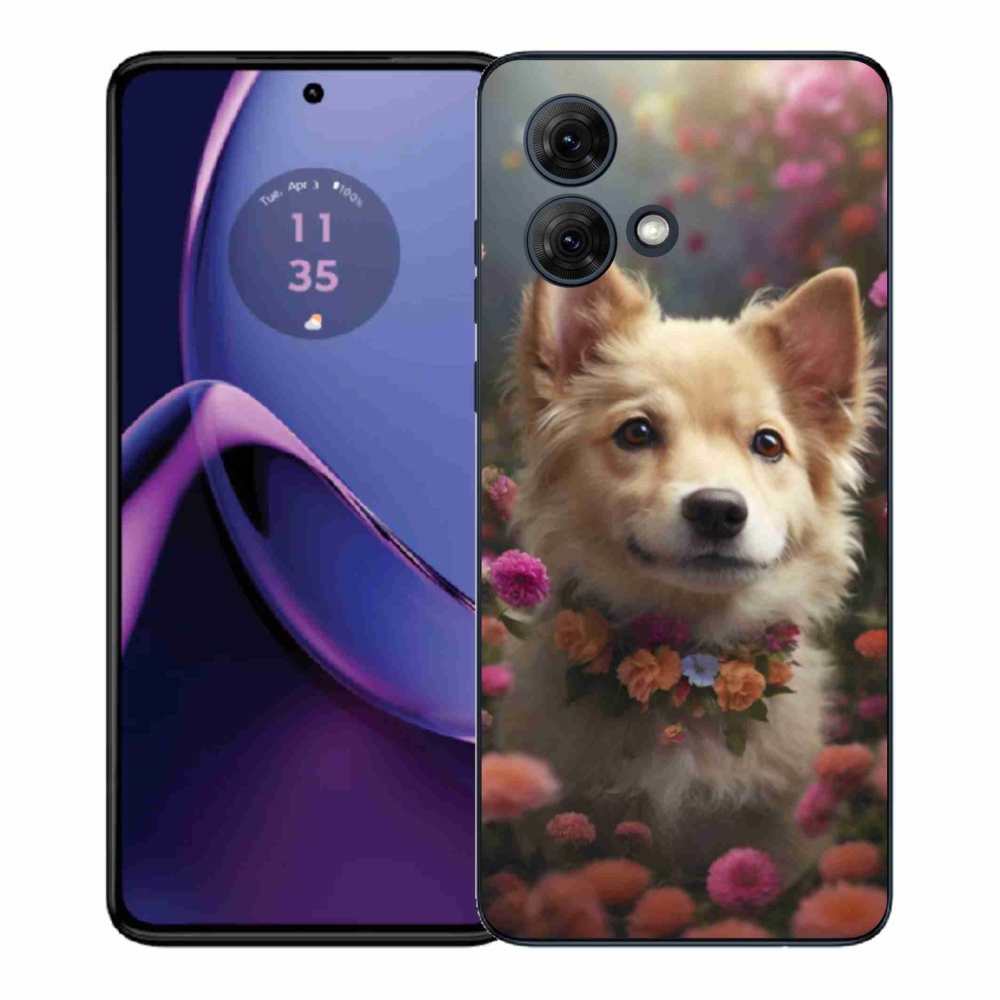 Gelový kryt mmCase na Motorola Moto G84 5G - německý špic