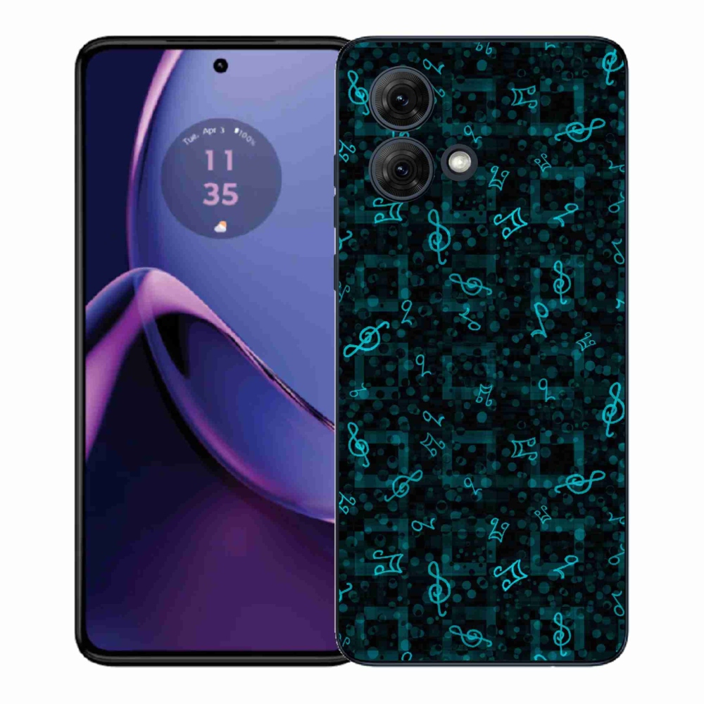 Gelový kryt mmCase na Motorola Moto G84 5G - noty 1