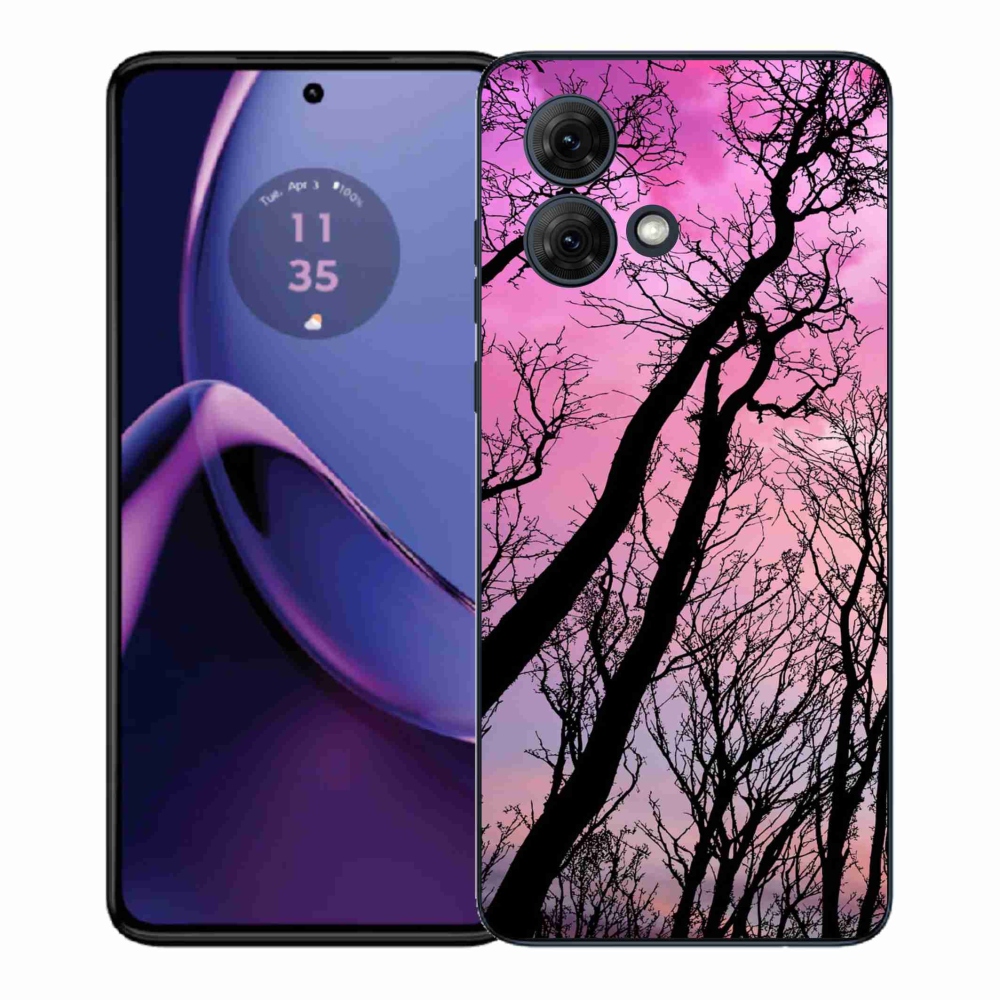 Gelový kryt mmCase na Motorola Moto G84 5G - opadané stromy