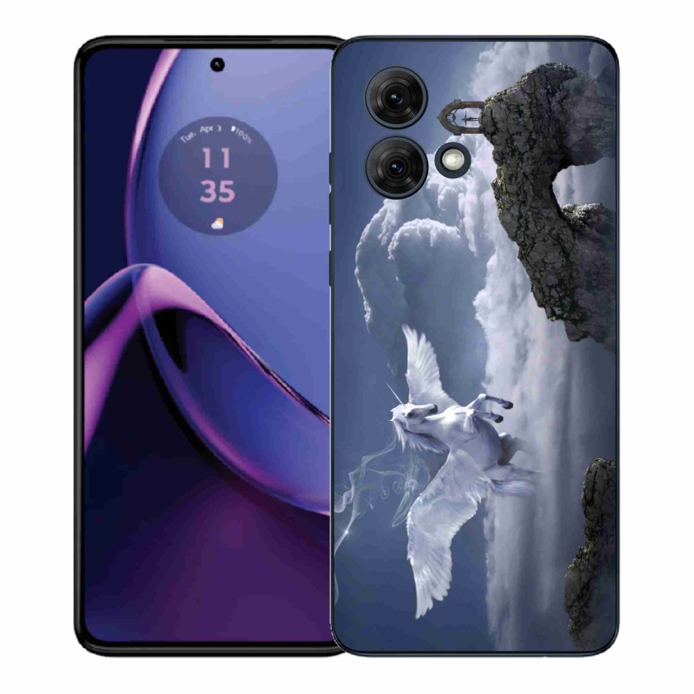 Gelový kryt mmCase na Motorola Moto G84 5G - pegas