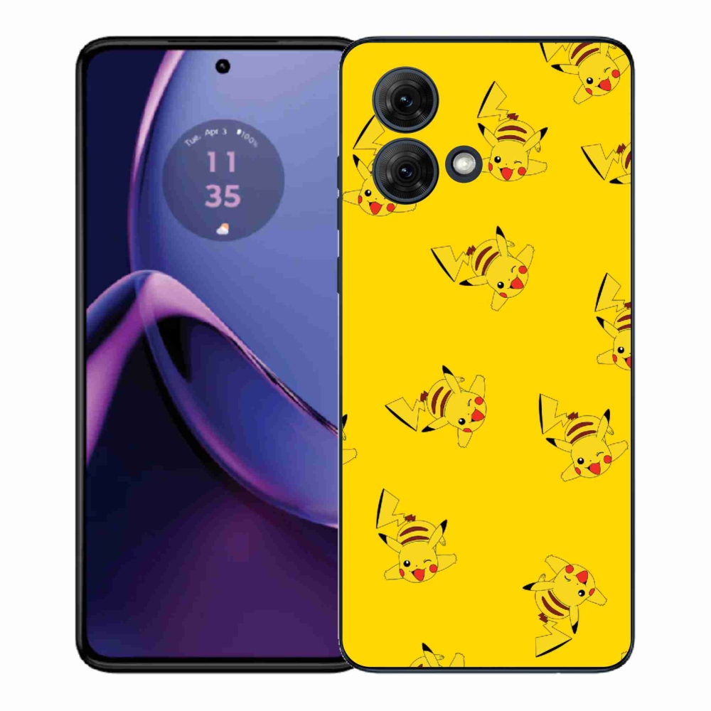 Gelový kryt mmCase na Motorola Moto G84 5G - pikachu