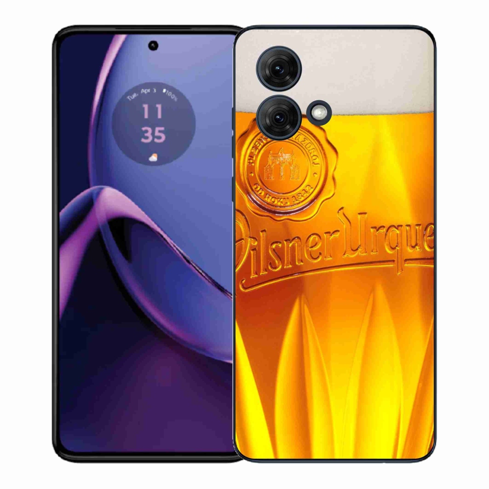 Gelový kryt mmCase na Motorola Moto G84 5G - pivo