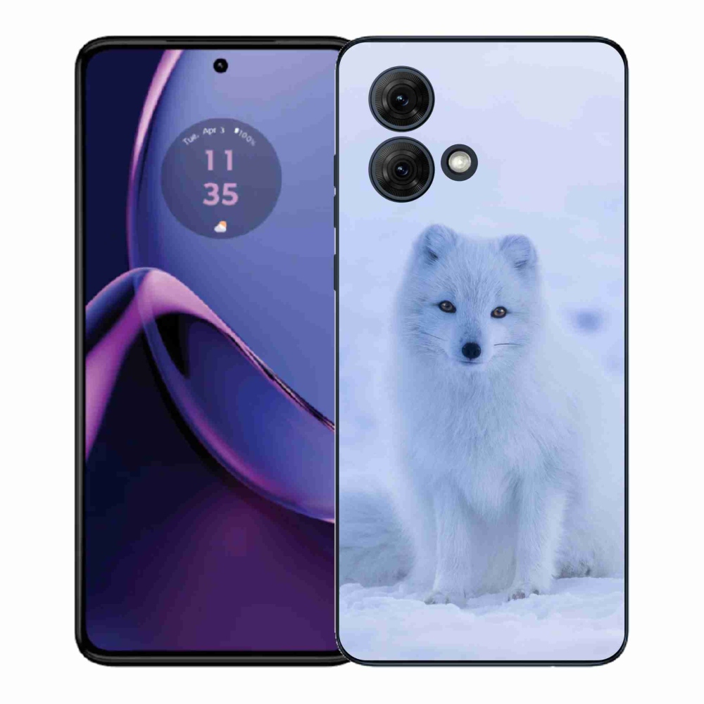 Gelový kryt mmCase na Motorola Moto G84 5G - polární liška