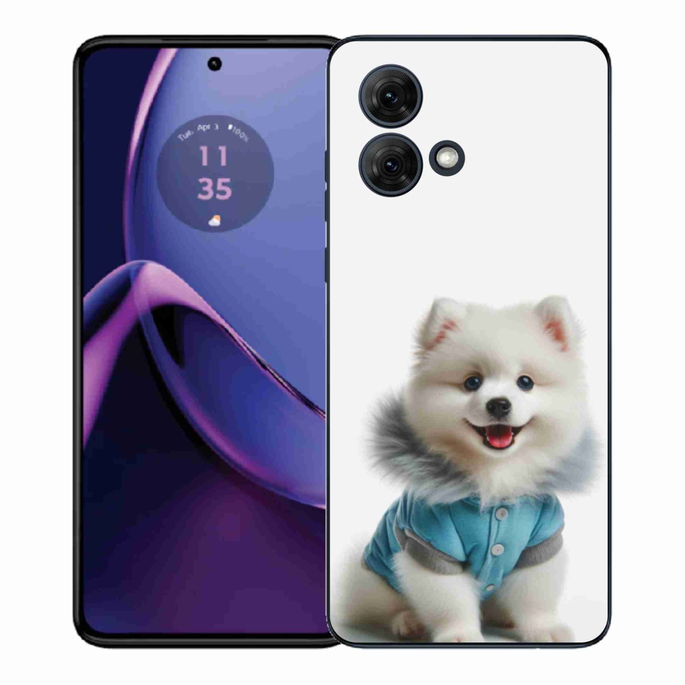 Gelový kryt mmCase na Motorola Moto G84 5G - pomeranian