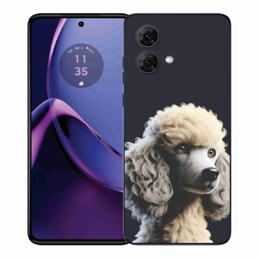 Gelový kryt mmCase na Motorola Moto G84 5G - pudl