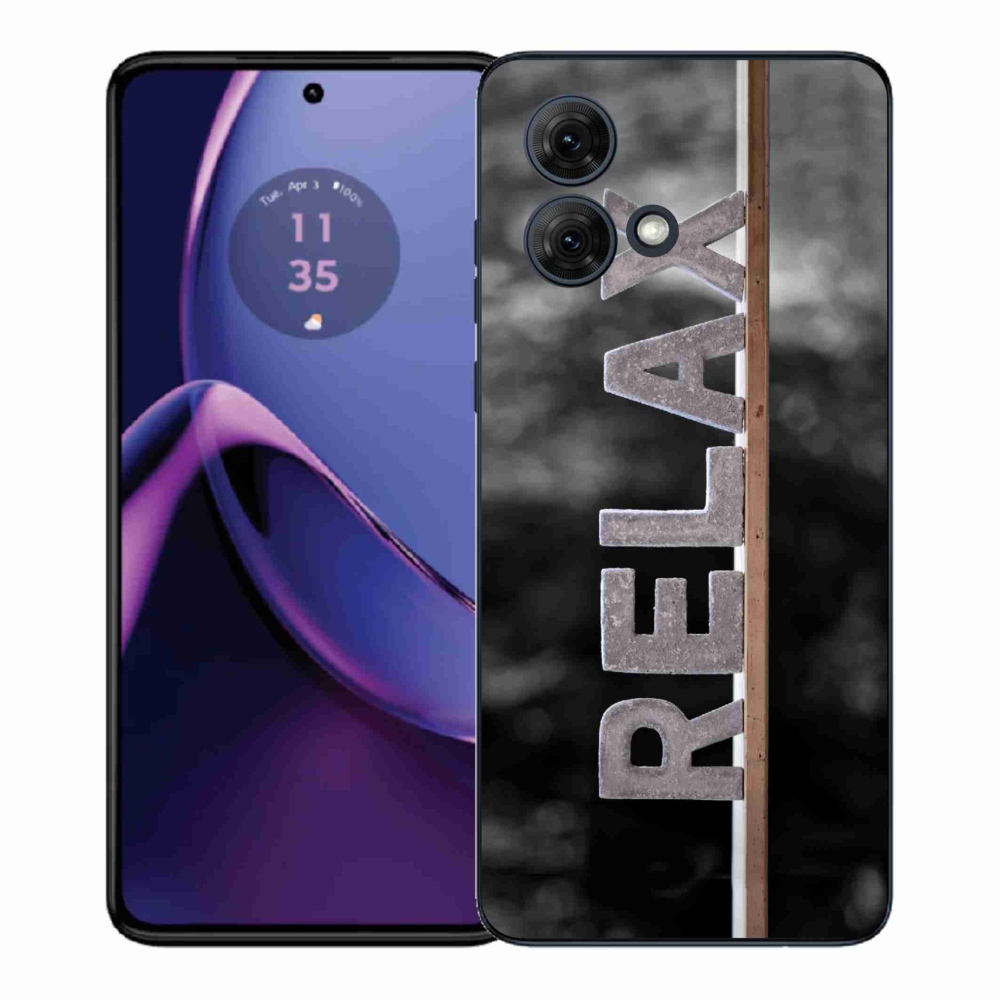 Gelový kryt mmCase na Motorola Moto G84 5G - relax 1