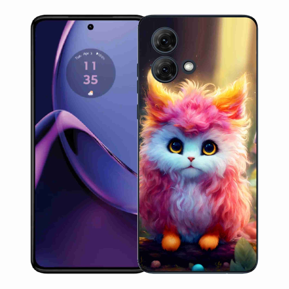 Gelový kryt mmCase na Motorola Moto G84 5G - roztomilé kotě 5