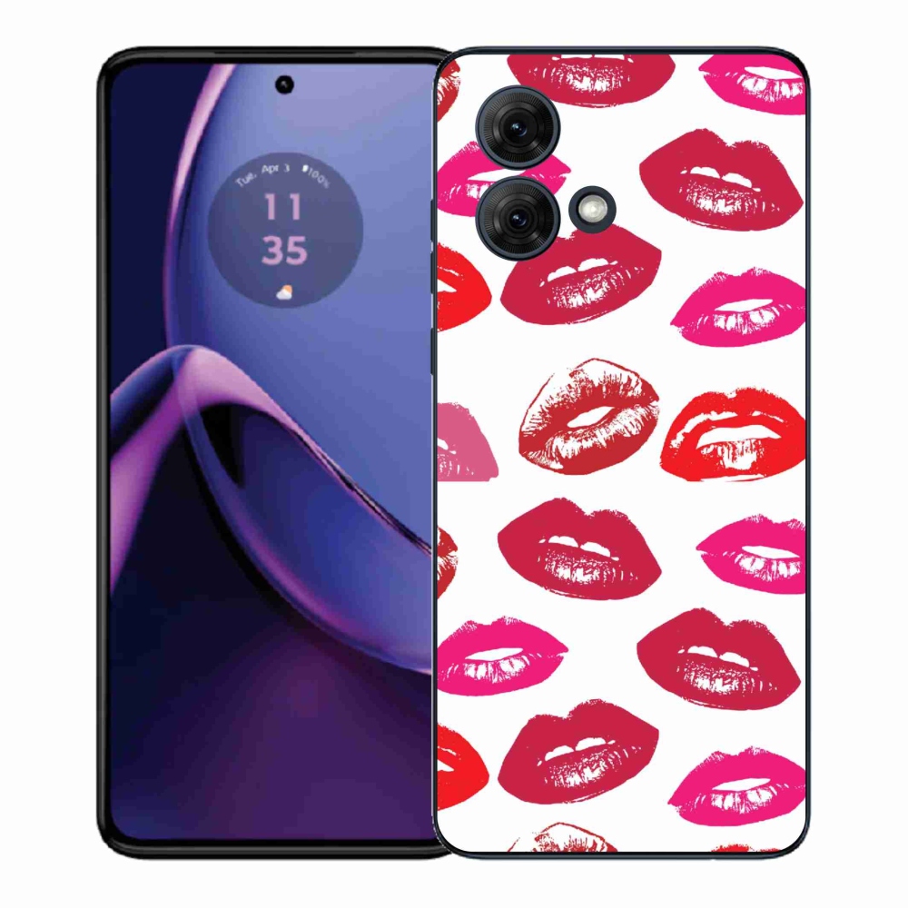 Gelový kryt mmCase na Motorola Moto G84 5G - rty