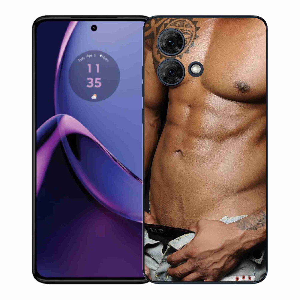 Gelový kryt mmCase na Motorola Moto G84 5G - sexy muž