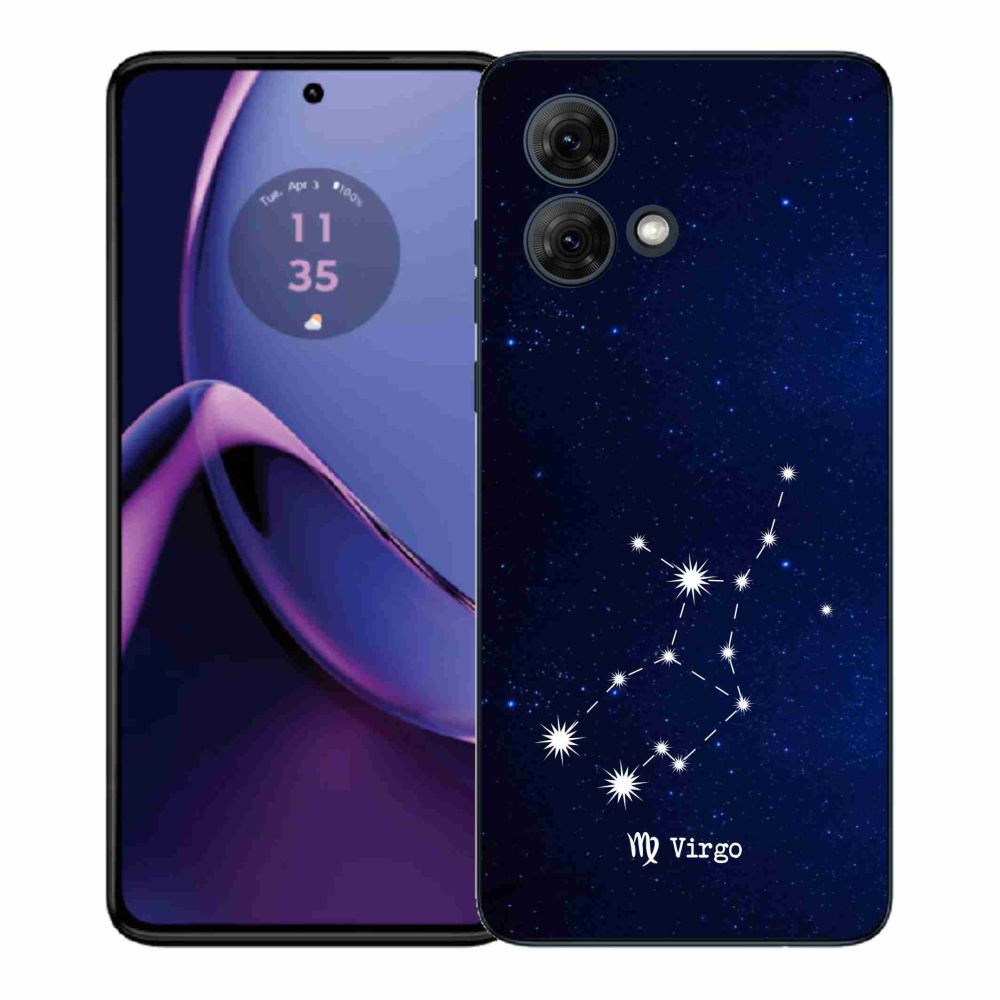 Gelový kryt mmCase na Motorola Moto G84 5G - souhvězdí Panny