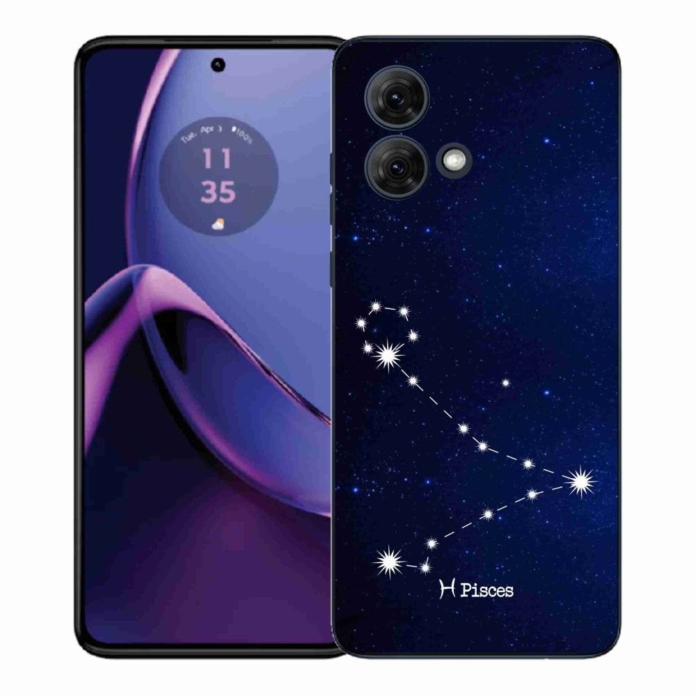 Gelový kryt mmCase na Motorola Moto G84 5G - souhvězdí Ryby