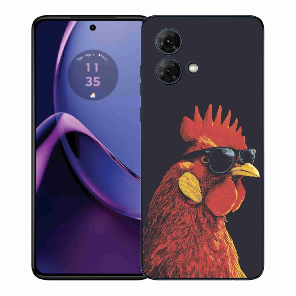 Gelový kryt mmCase na Motorola Moto G84 5G - stylový kohout