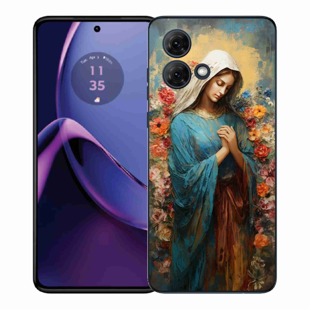 Gelový kryt mmCase na Motorola Moto G84 5G - svatá žena