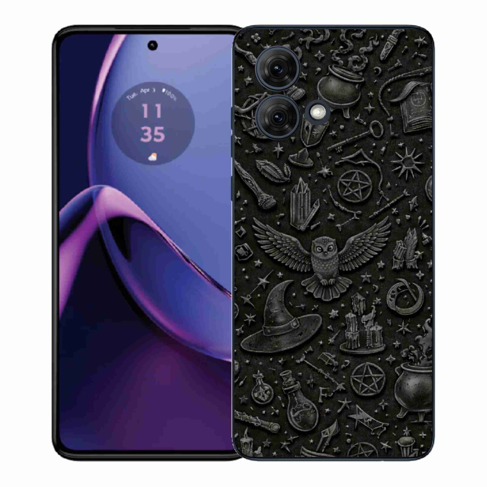 Gelový kryt mmCase na Motorola Moto G84 5G - tmavý magický svět