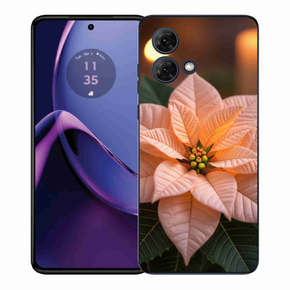 Gelový kryt mmCase na Motorola Moto G84 5G - vánoční hvězda