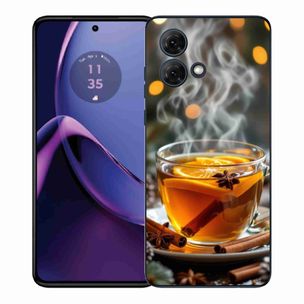 Gelový kryt mmCase na Motorola Moto G84 5G - vánoční punč