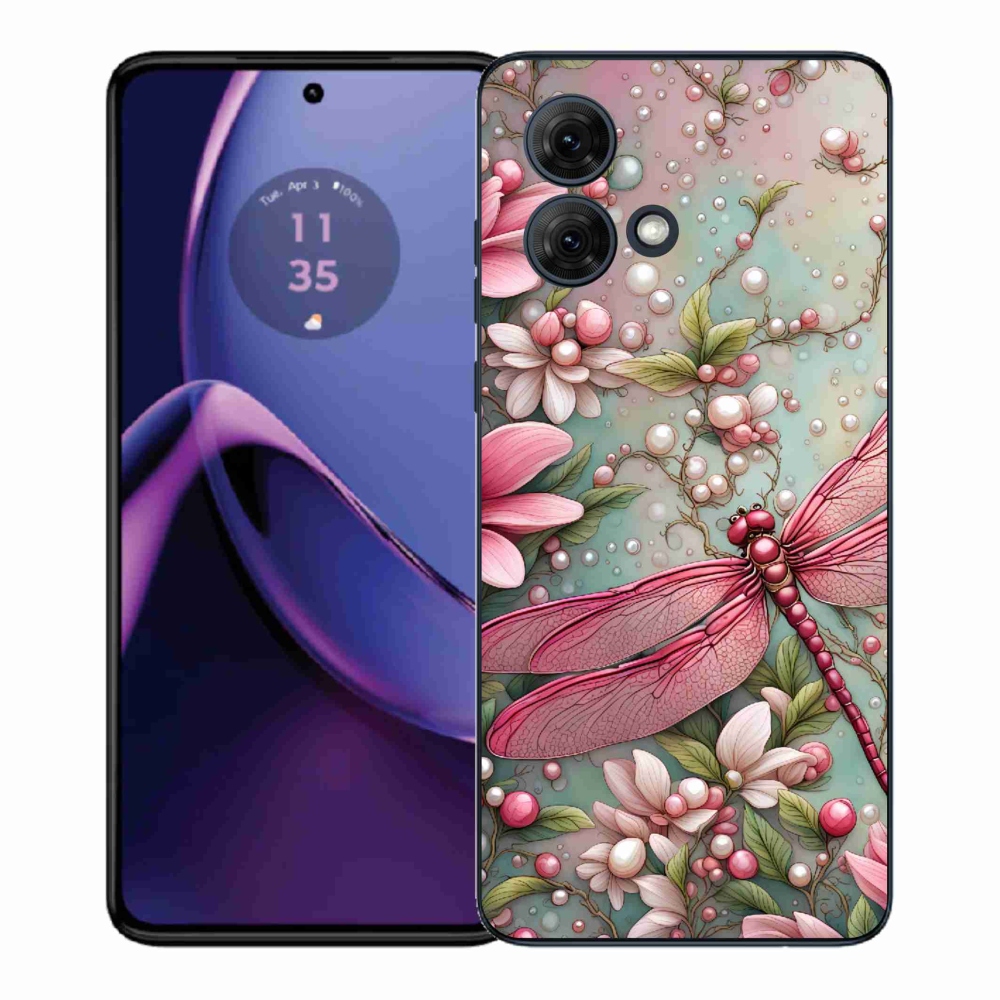 Gelový kryt mmCase na Motorola Moto G84 5G - vážka