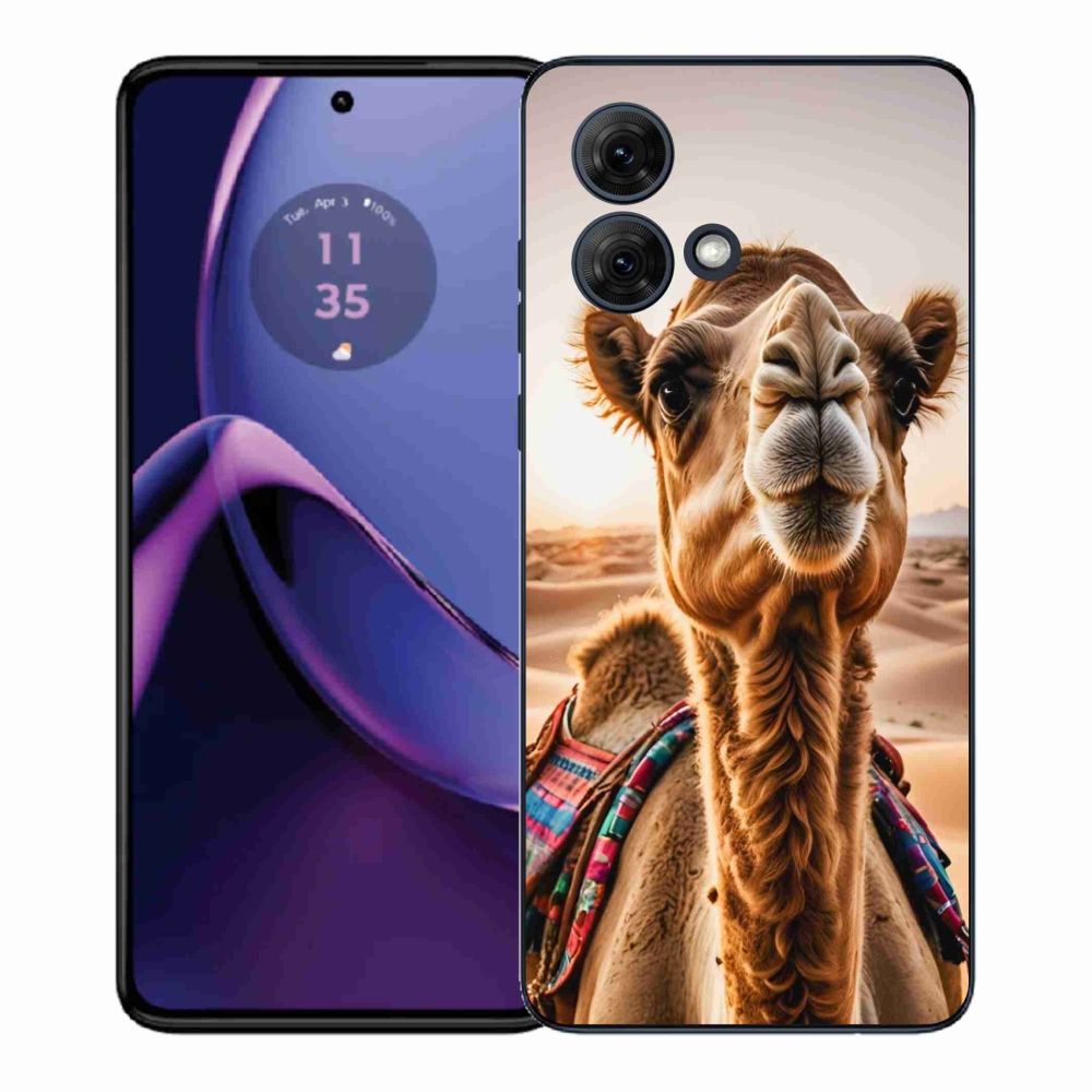 Gelový kryt mmCase na Motorola Moto G84 5G - velbloud