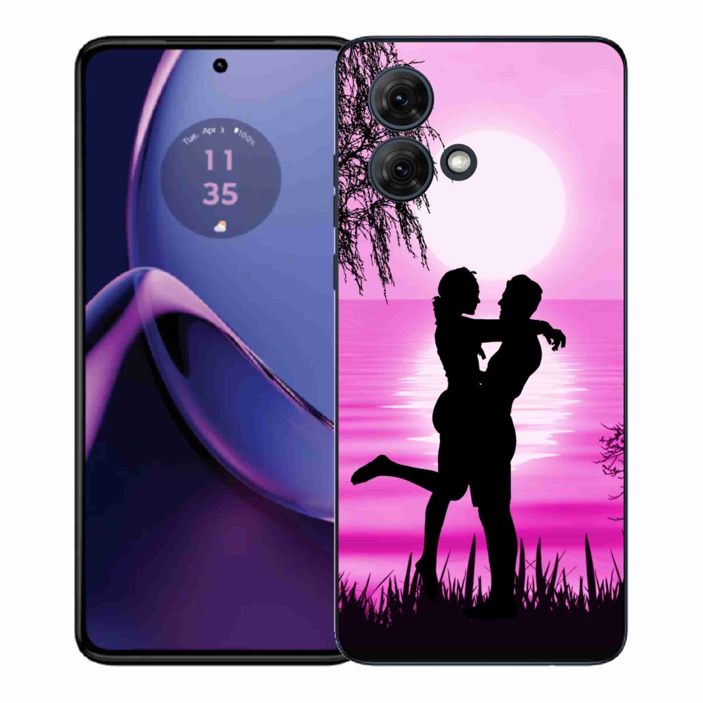 Gelový kryt mmCase na Motorola Moto G84 5G - západ slunce