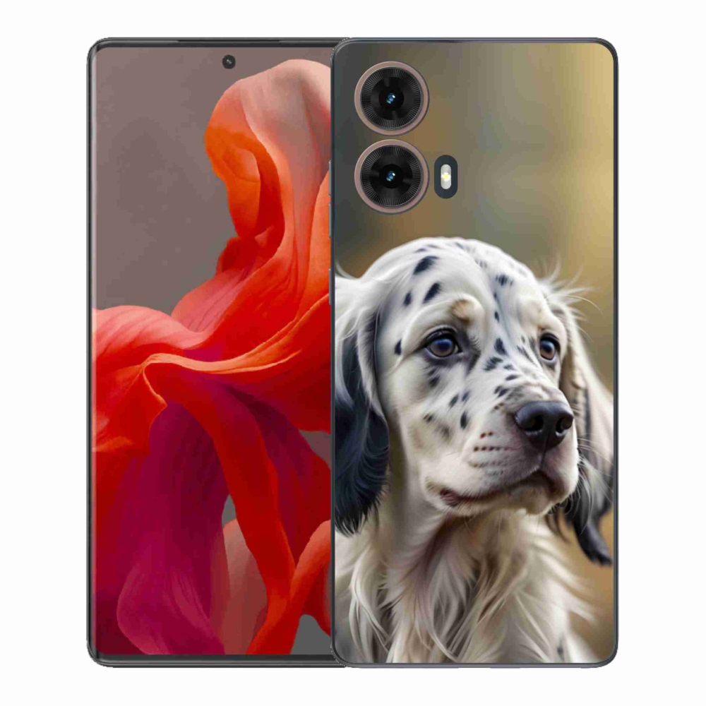Gelový kryt mmCase na Motorola Moto G85 5G - anglický setr