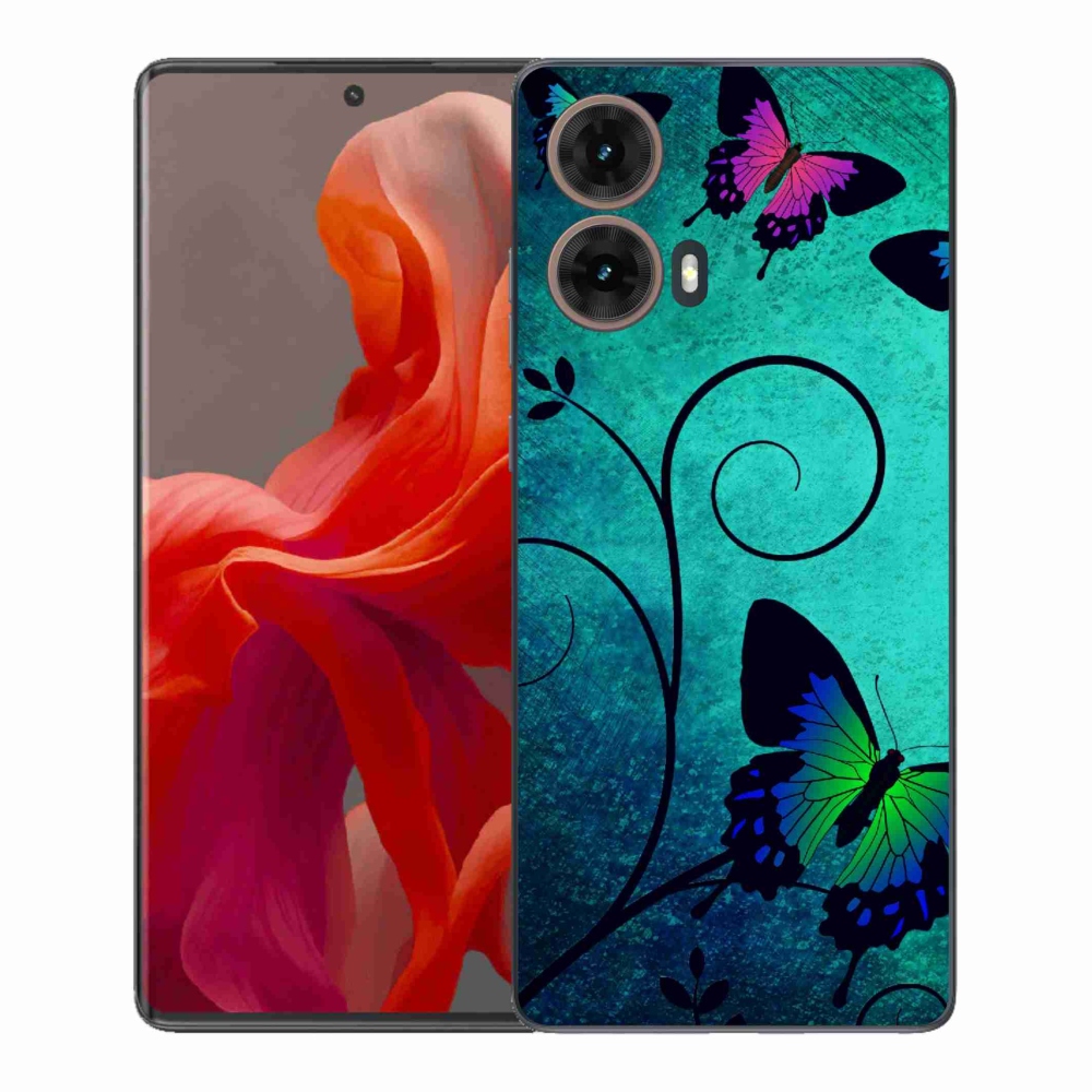 Gelový kryt mmCase na Motorola Moto G85 5G - barevní motýli