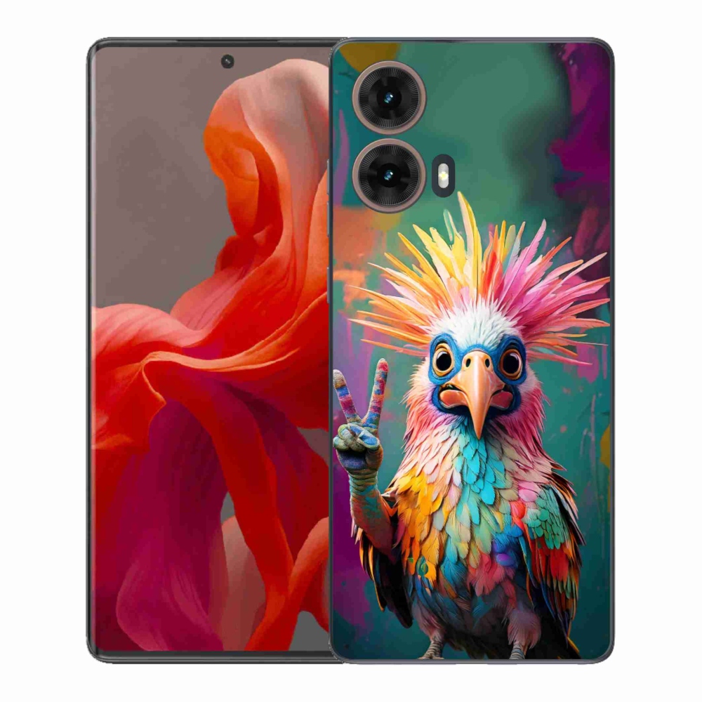 Gelový kryt mmCase na Motorola Moto G85 5G - barevný rebel
