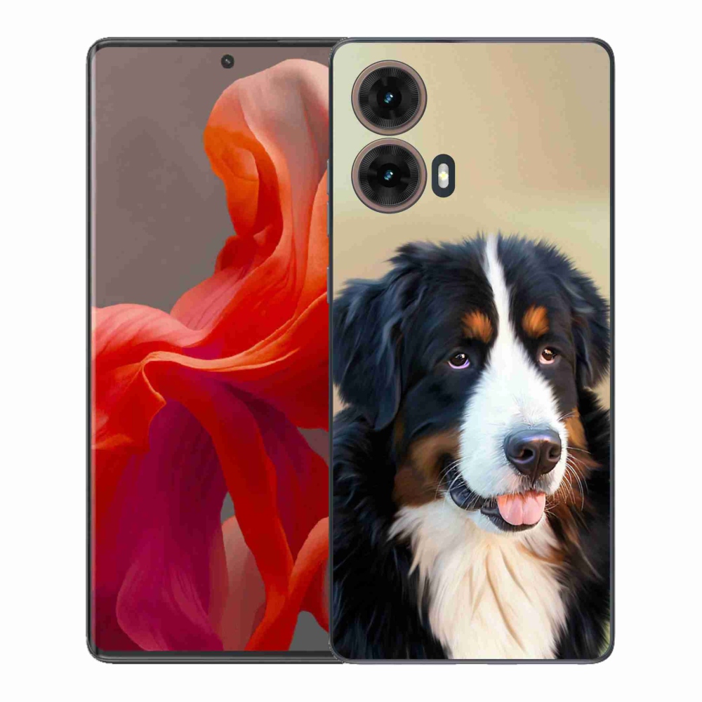 Gelový kryt mmCase na Motorola Moto G85 5G - bernský salašnický pes