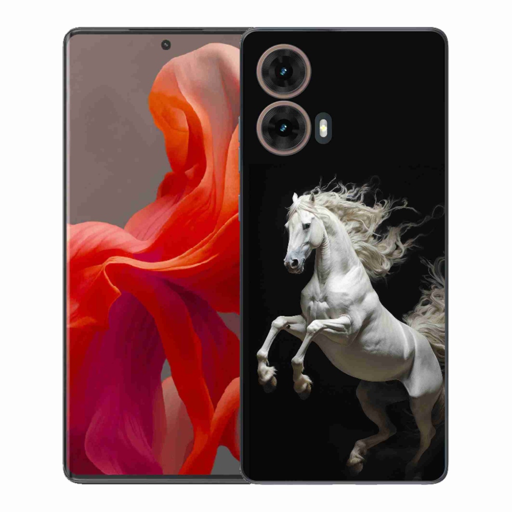 Gelový kryt mmCase na Motorola Moto G85 5G - bílý kůň 4