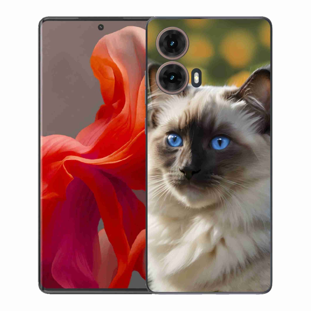 Gelový kryt mmCase na Motorola Moto G85 5G - bílý ragdoll