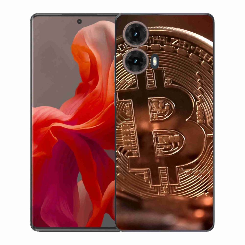 Gelový kryt mmCase na Motorola Moto G85 5G - bitcoin