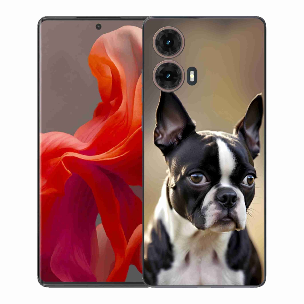 Gelový kryt mmCase na Motorola Moto G85 5G - bostonský teriér