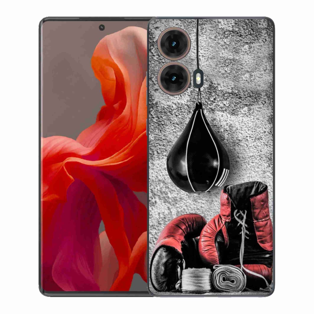 Gelový kryt mmCase na Motorola Moto G85 5G - boxovací pytel a rukavice