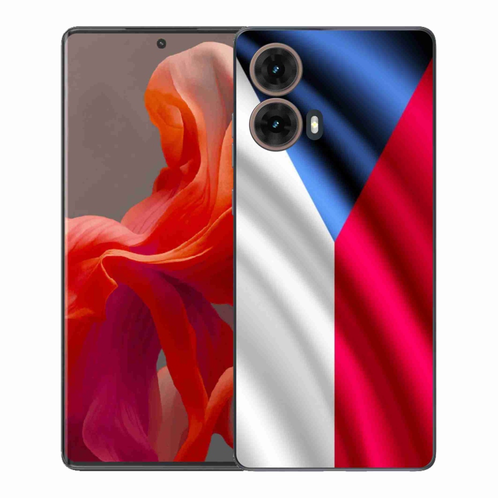 Gelový kryt mmCase na Motorola Moto G85 5G - česká vlajka
