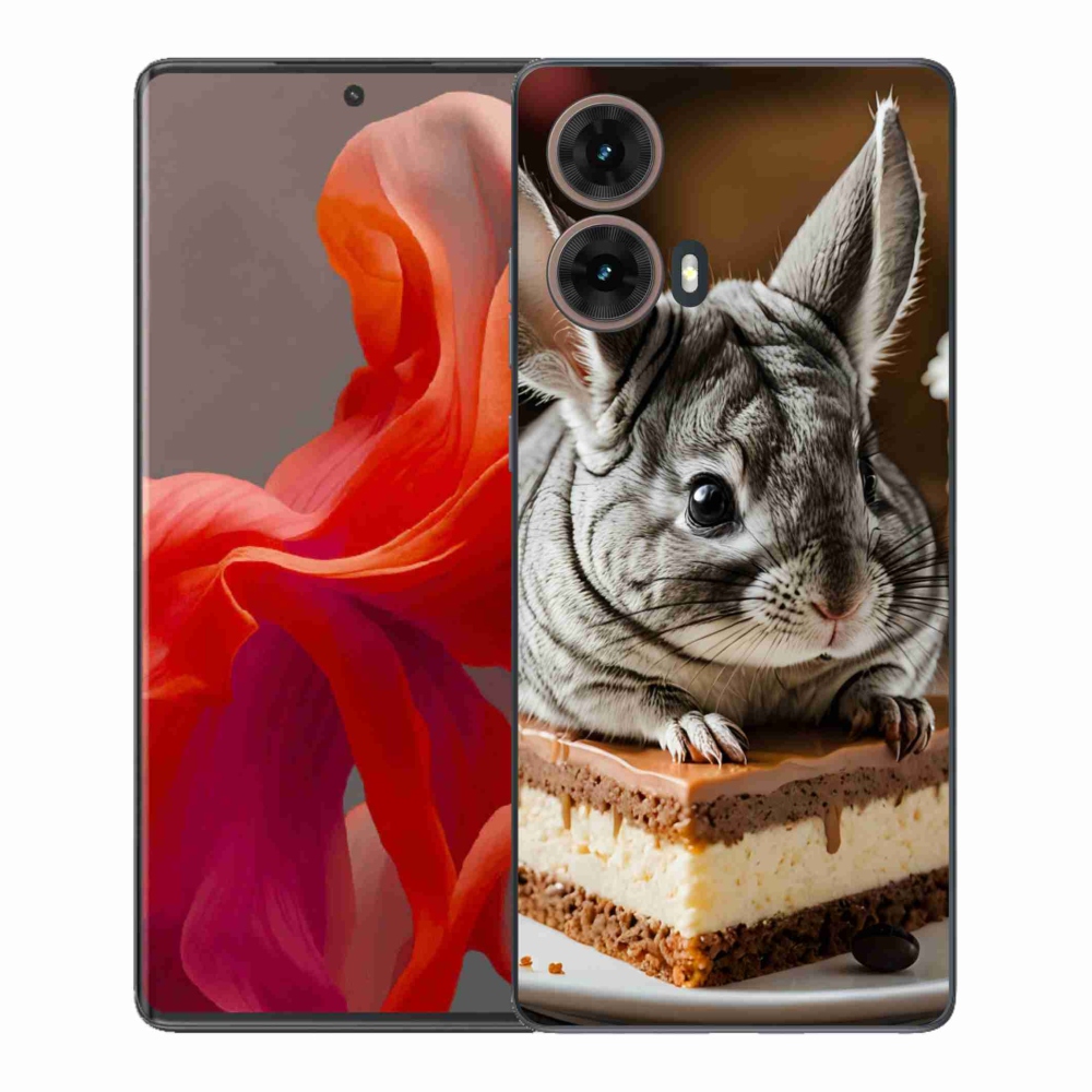 Gelový kryt mmCase na Motorola Moto G85 5G - činčila
