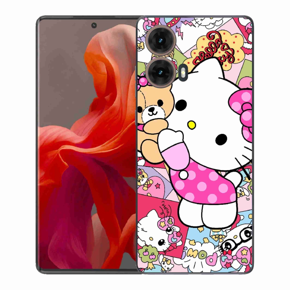 Gelový kryt mmCase na Motorola Moto G85 5G - cute kitty
