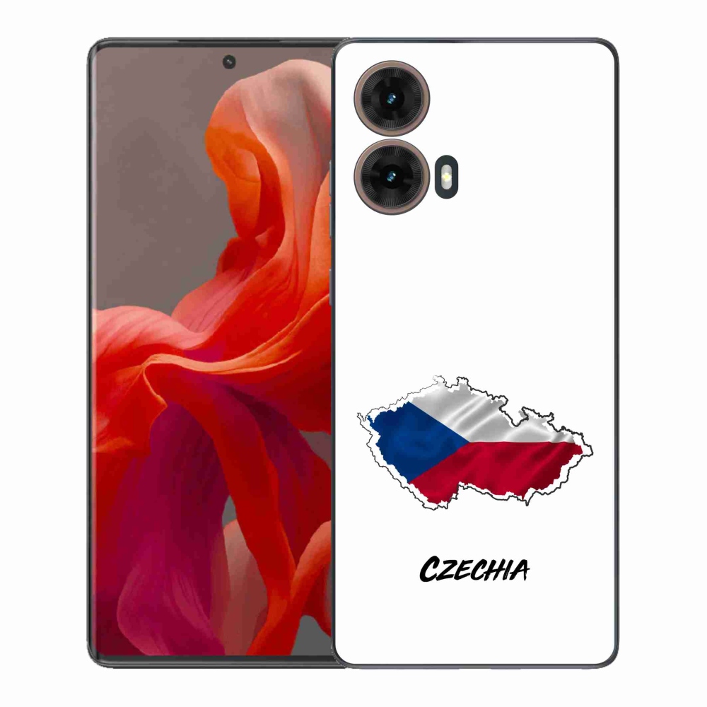 Gelový kryt mmCase na Motorola Moto G85 5G - Czechia bílé pozadí