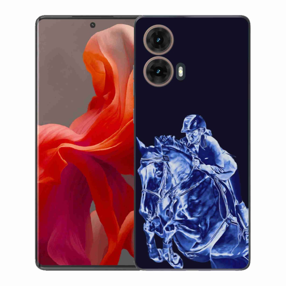 Gelový kryt mmCase na Motorola Moto G85 5G - dostihový kůň