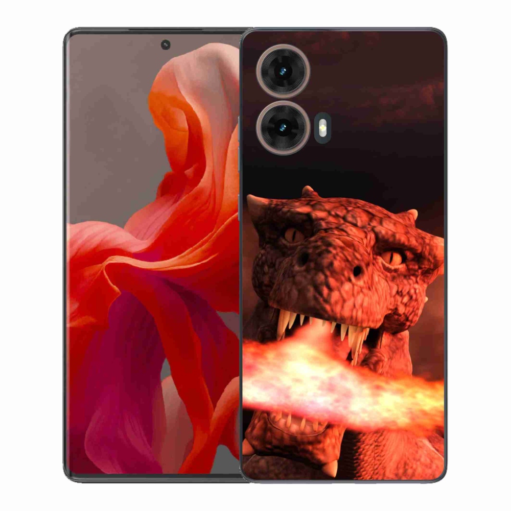 Gelový kryt mmCase na Motorola Moto G85 5G - drak