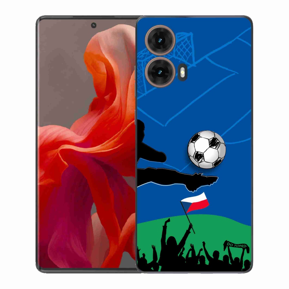 Gelový kryt mmCase na Motorola Moto G85 5G - fanoušci fotbalu