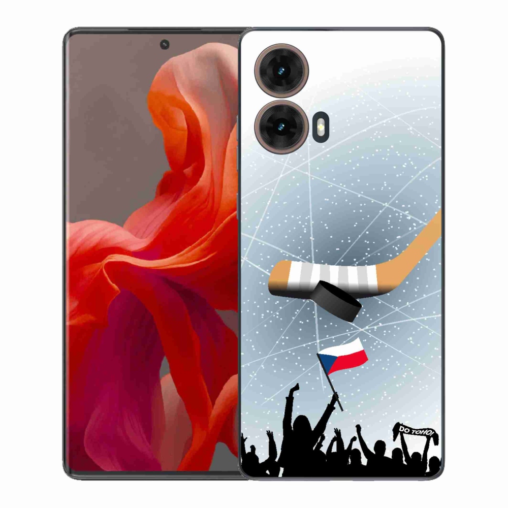 Gelový kryt mmCase na Motorola Moto G85 5G - fanoušci hokeje